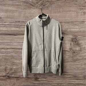 Stone Island Zip Up Sweatshirt